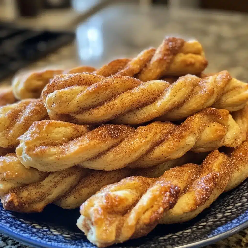 Delicious air fryer cinnamon sugar twists ready to serve
