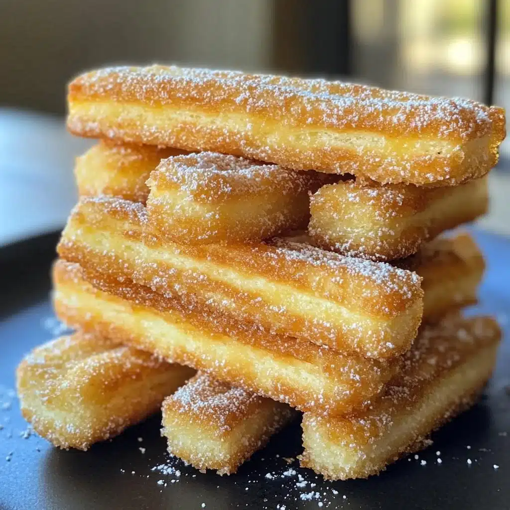 Fluffy air fryer churro bites dusted with cinnamon and sugar