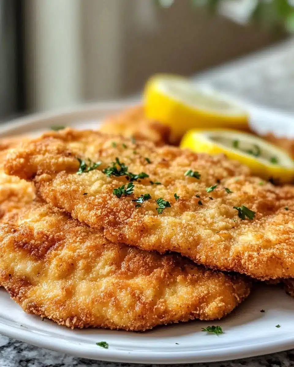 Air Fryer Chicken Schnitzel