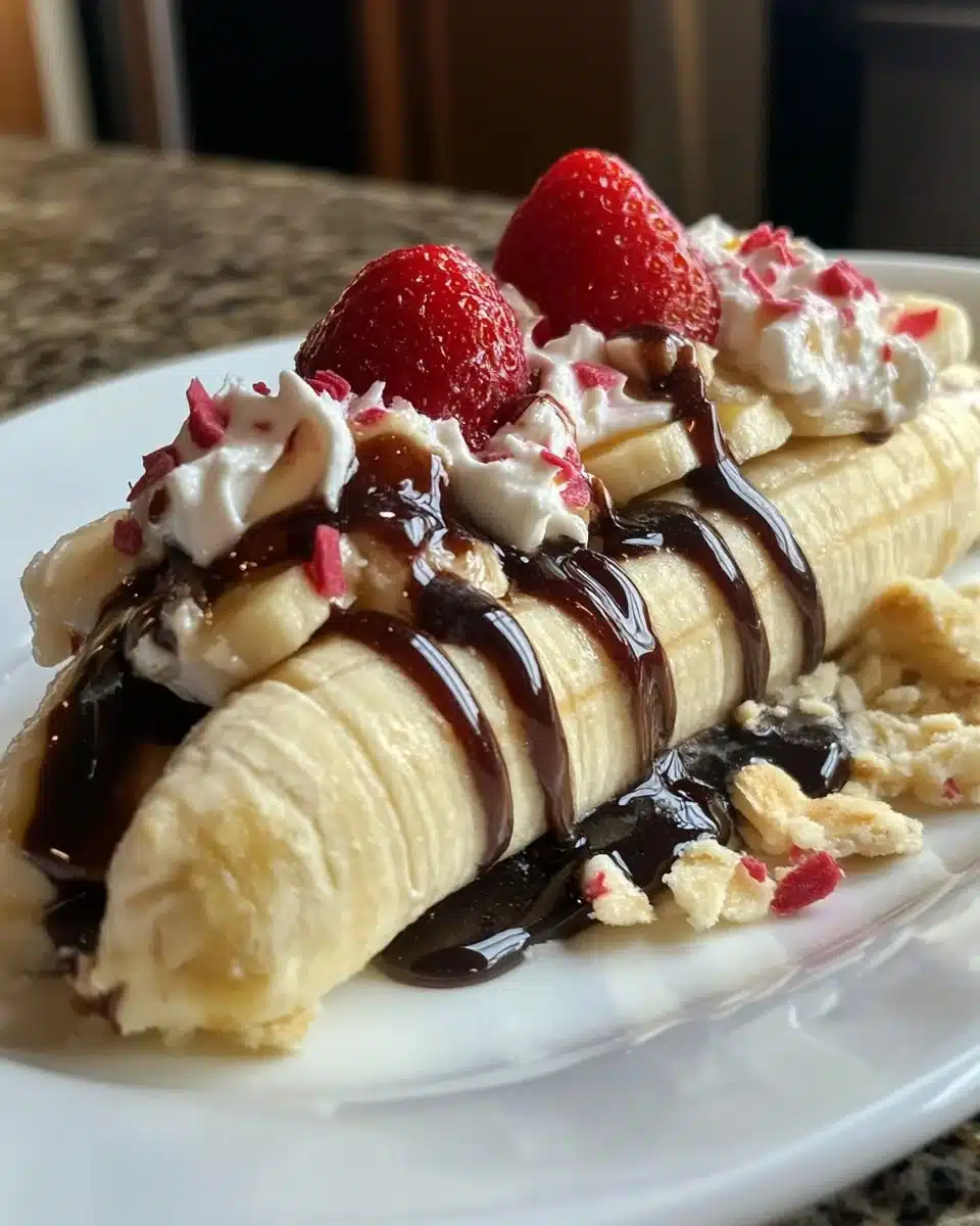 Air Fried Banana Split