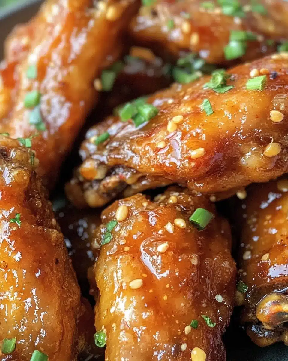 Air Fryer Honey Garlic Wings