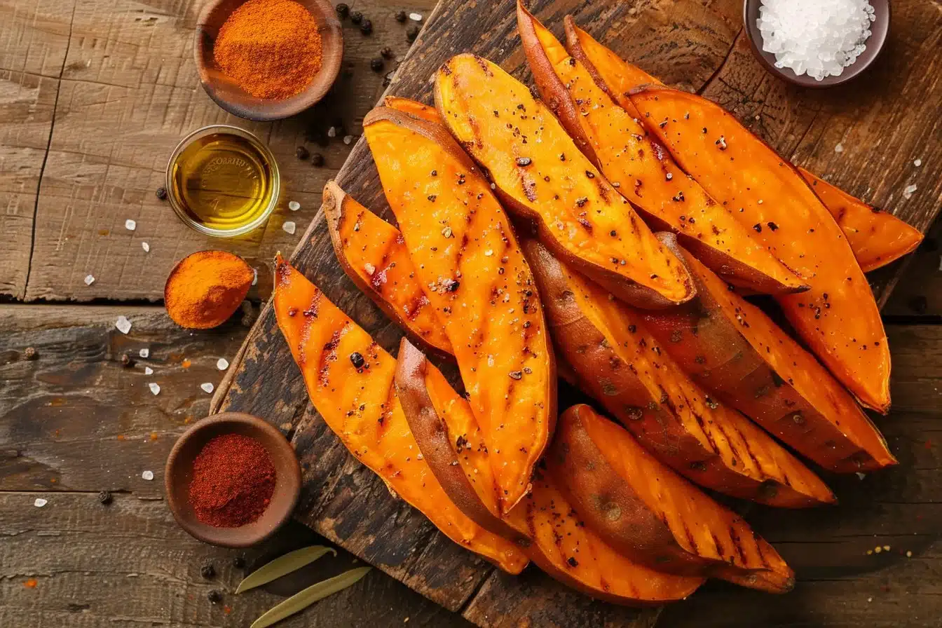 Homemade Spicy Sweet Potato Fries