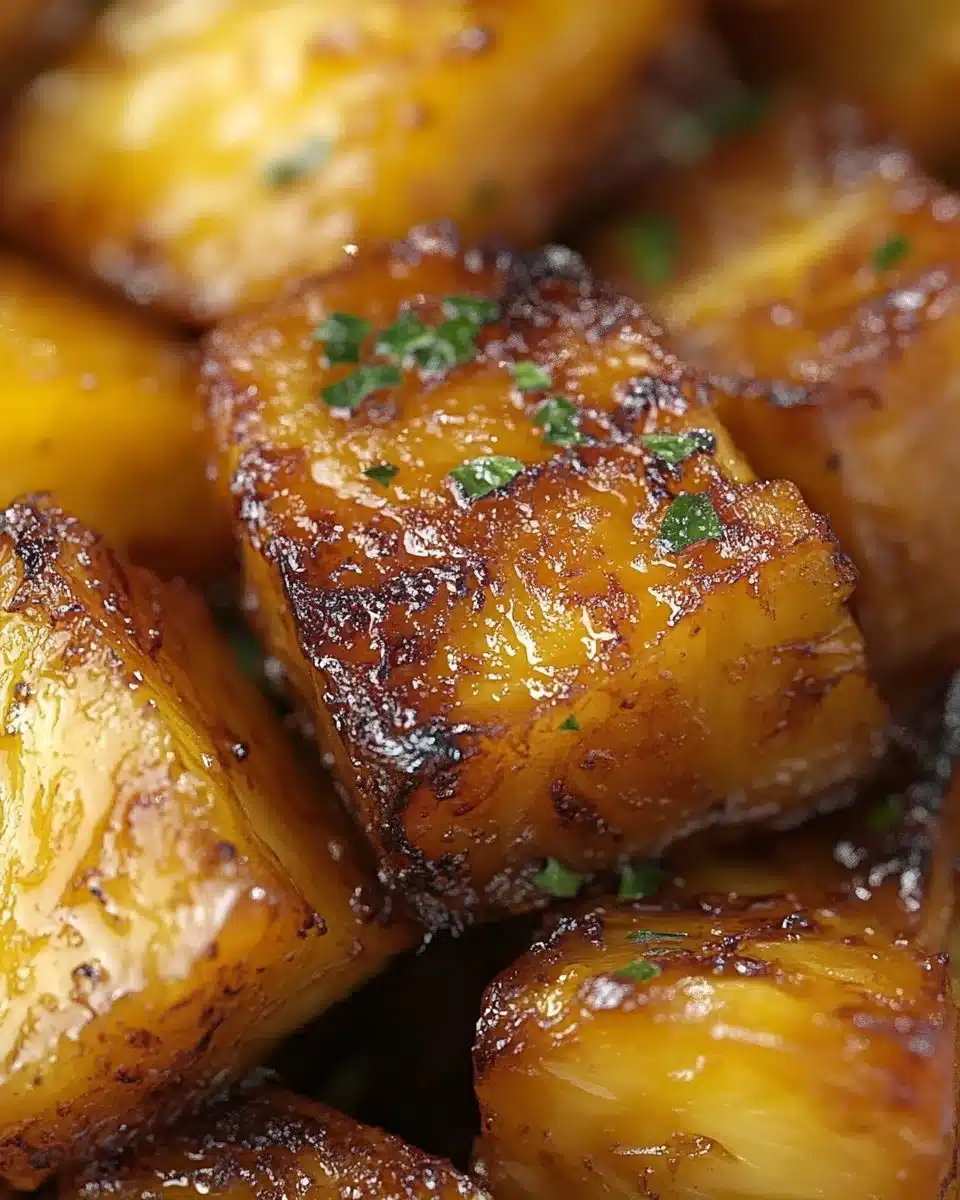 Air Fryer Caramelized Pineapple