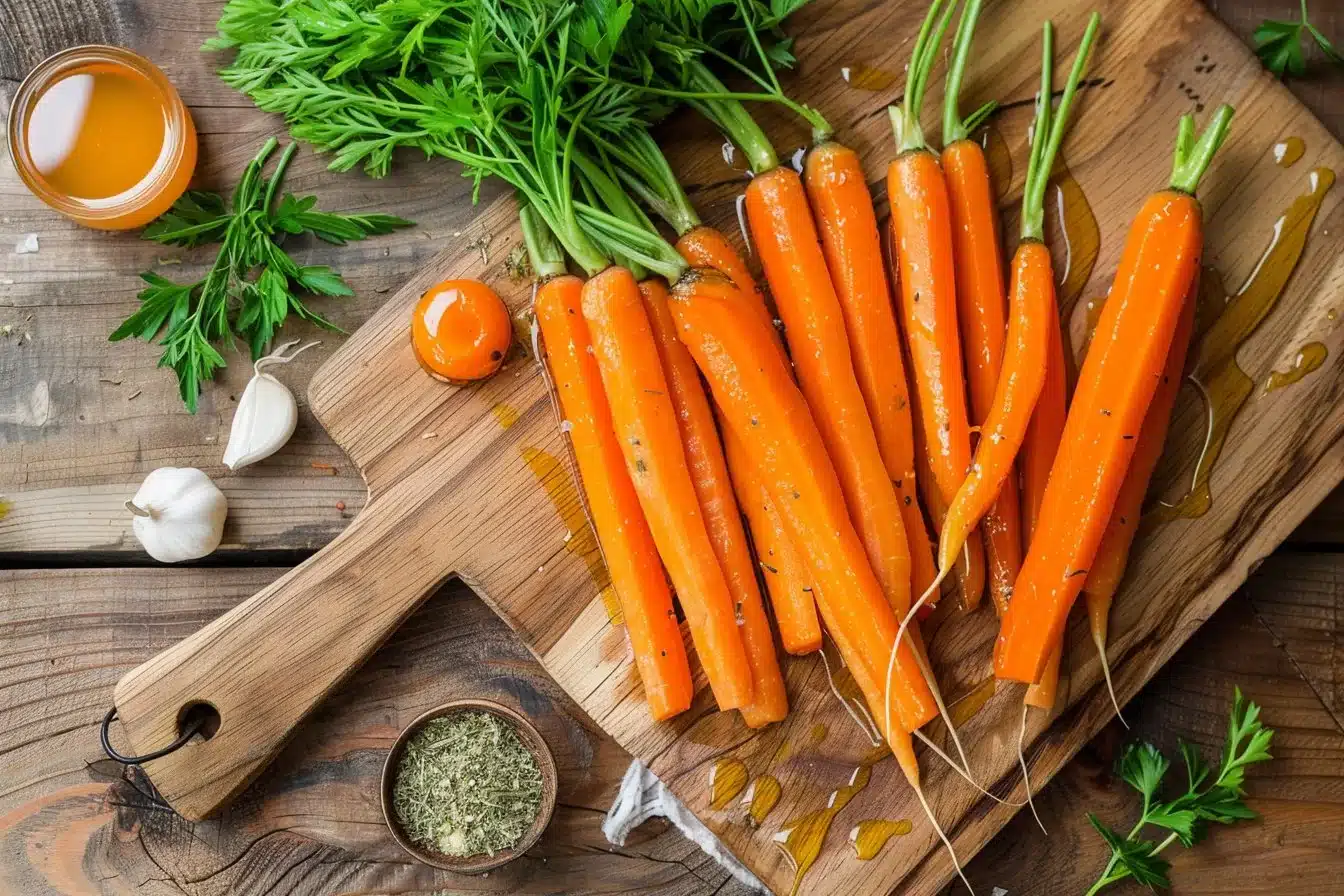 Air Fryer Carrots with Honey Glaze