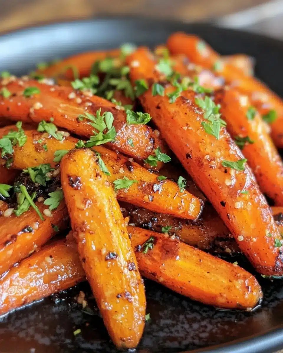 Air Fryer Carrots with Honey Glaze
