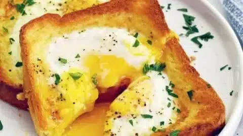 Air Fryer Egg Toast