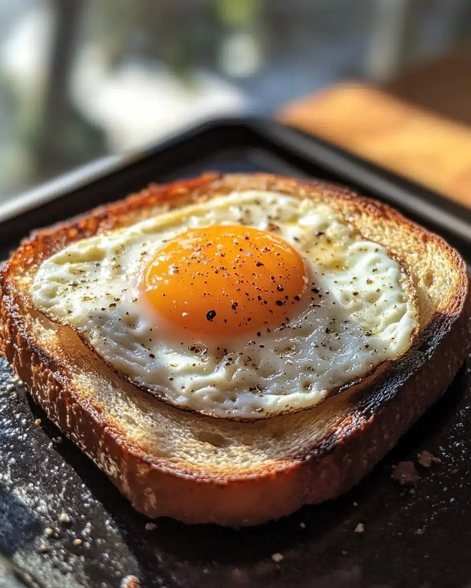 Air Fryer Egg Toast