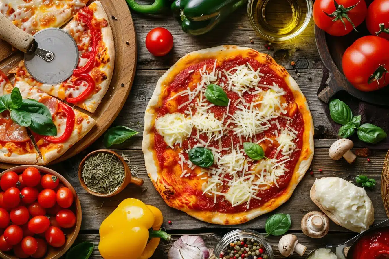 Air Fryer Extra Cheesy Pizza
