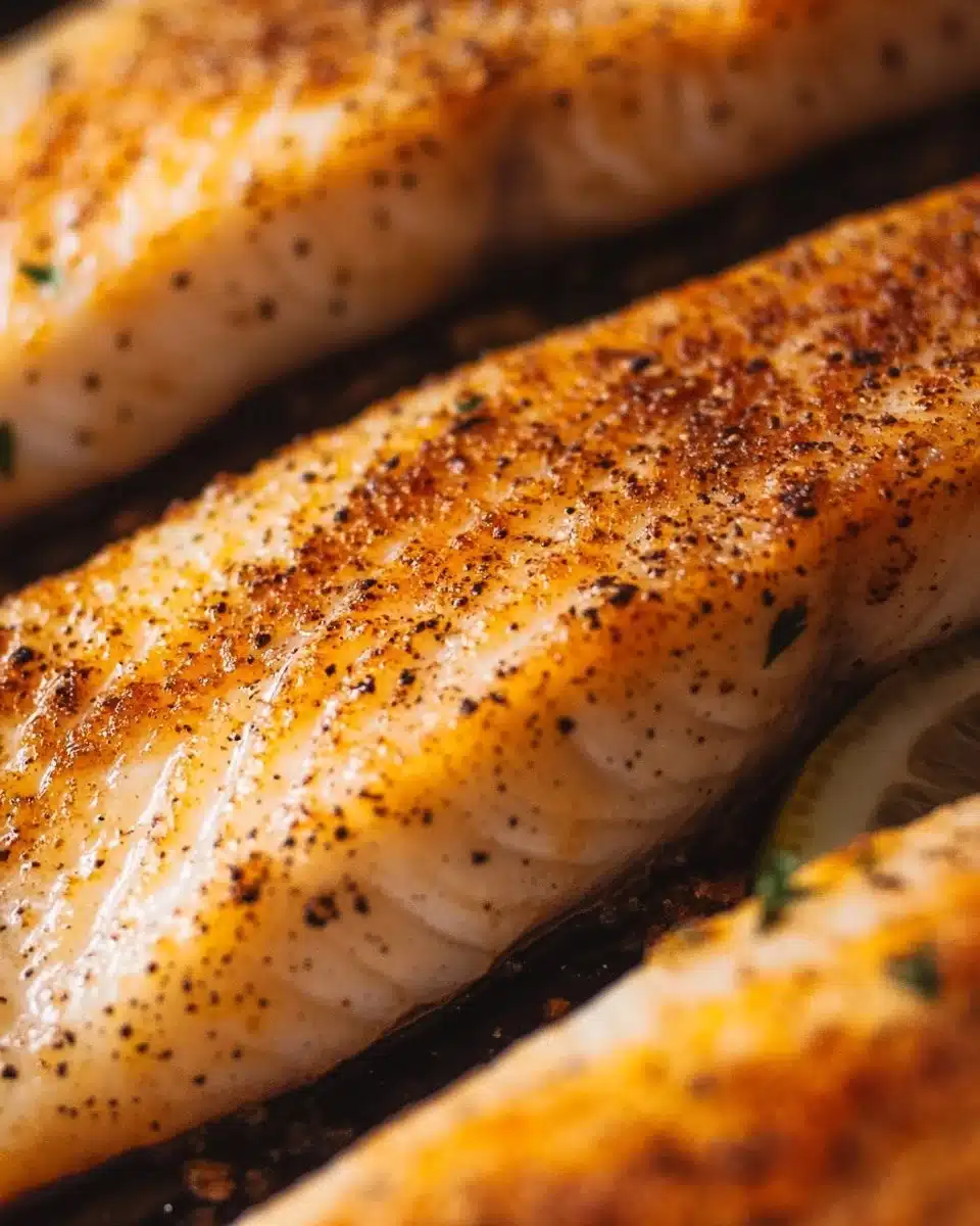 Air fryer frozen fish fillets cooked to perfection with crispy exterior.