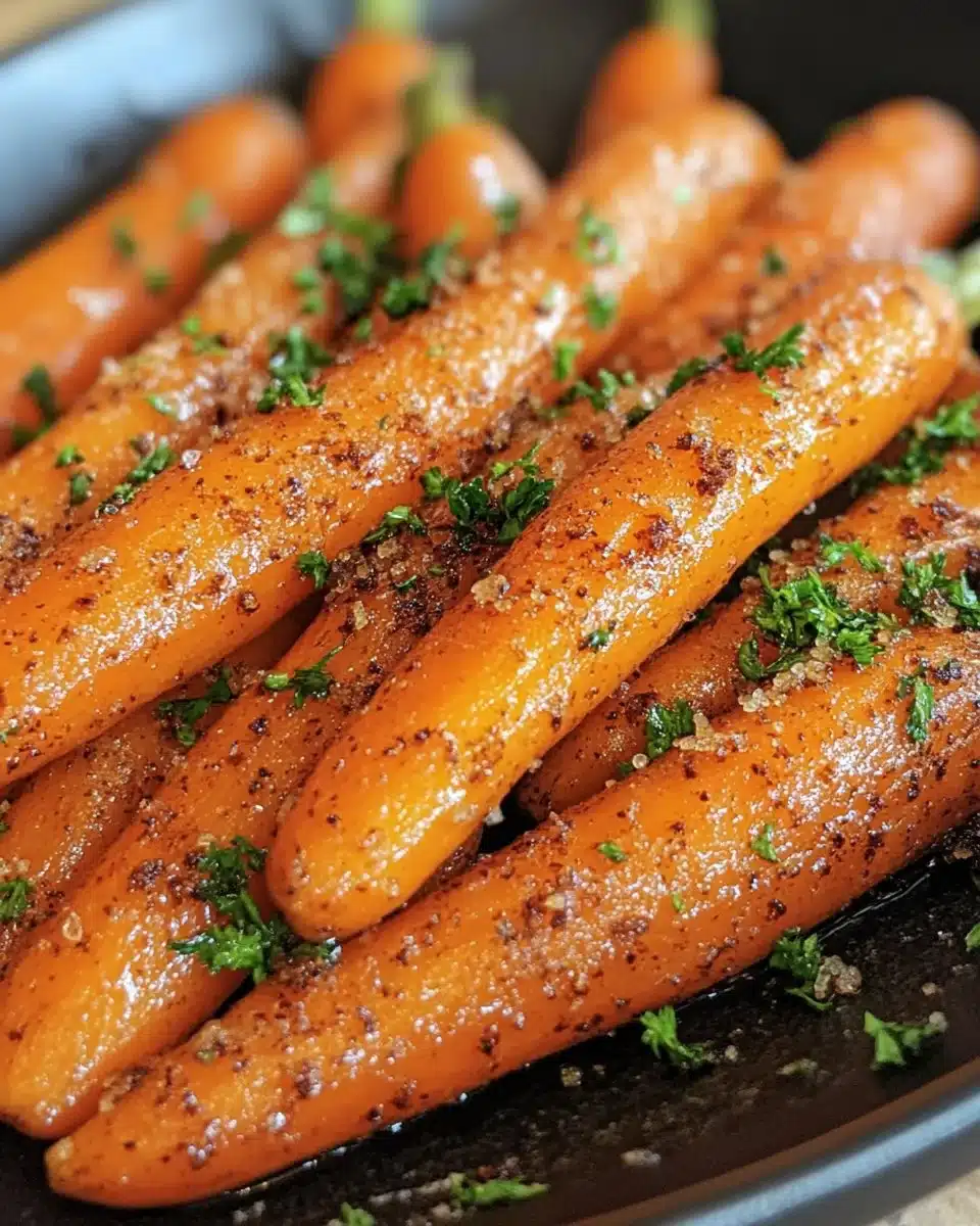 Air Fryer Honey Brown Sugar Carrots