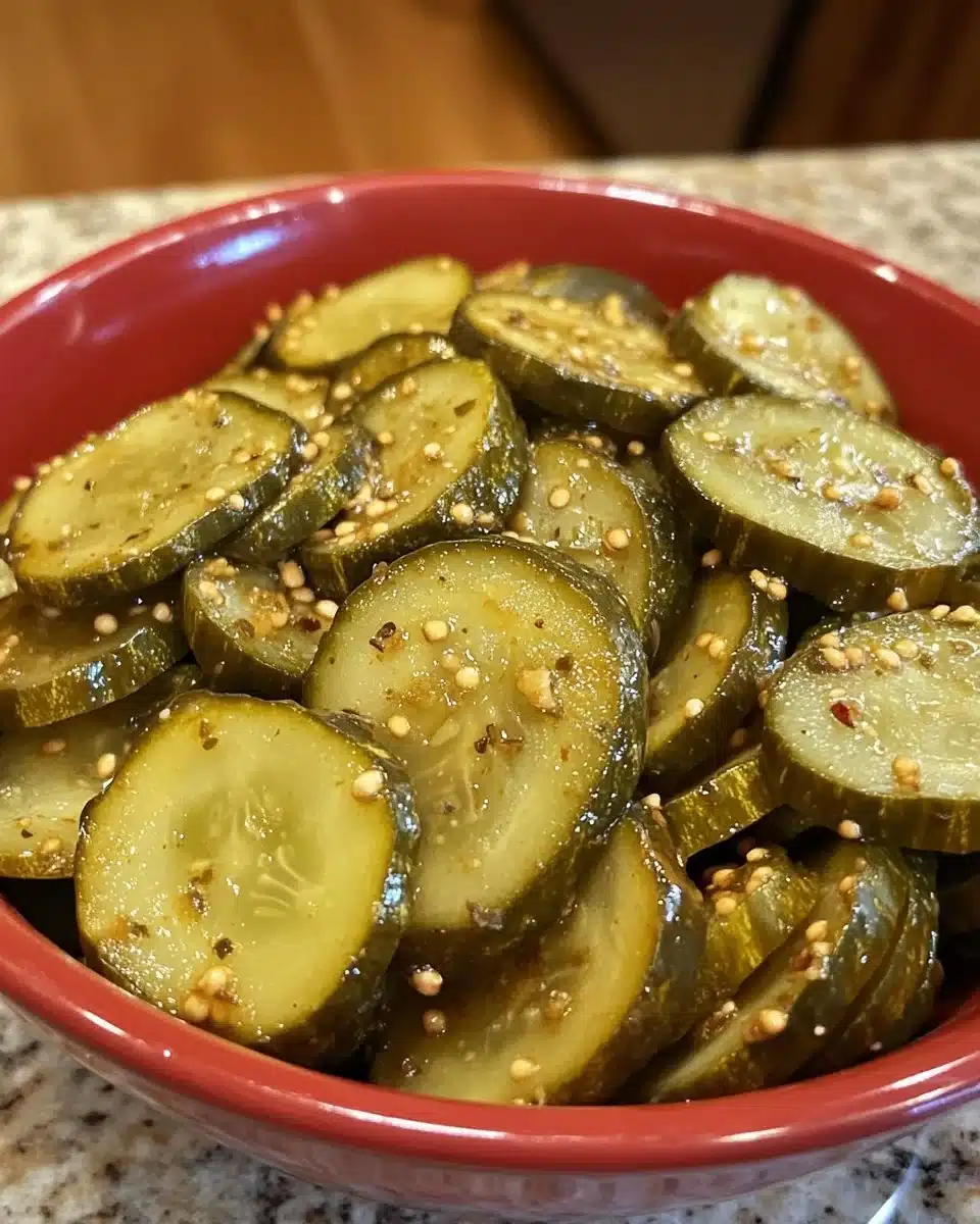 Crispy air fryer pickles served with dipping sauce on a plate