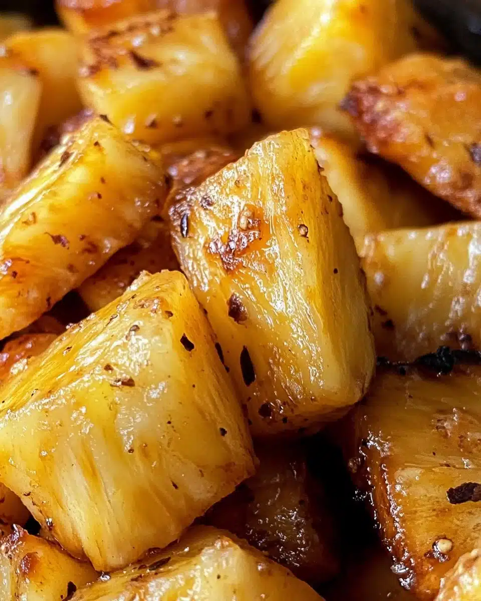 Air Fryer Pineapple Chunks