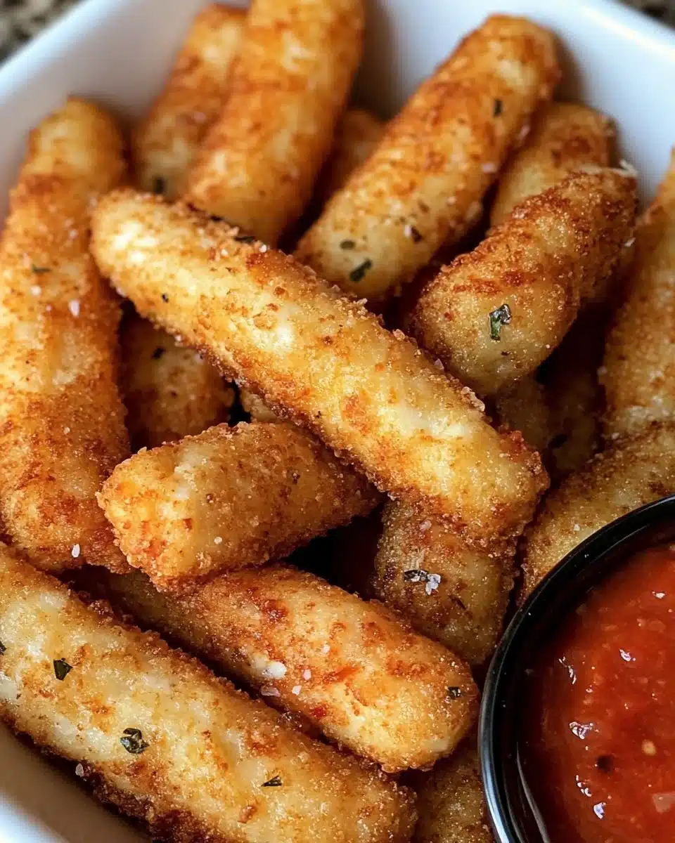 Air Fryer Spicy Mozzarella Sticks | Spicy recipes, Restaurant appetizers, Spicy snacks
