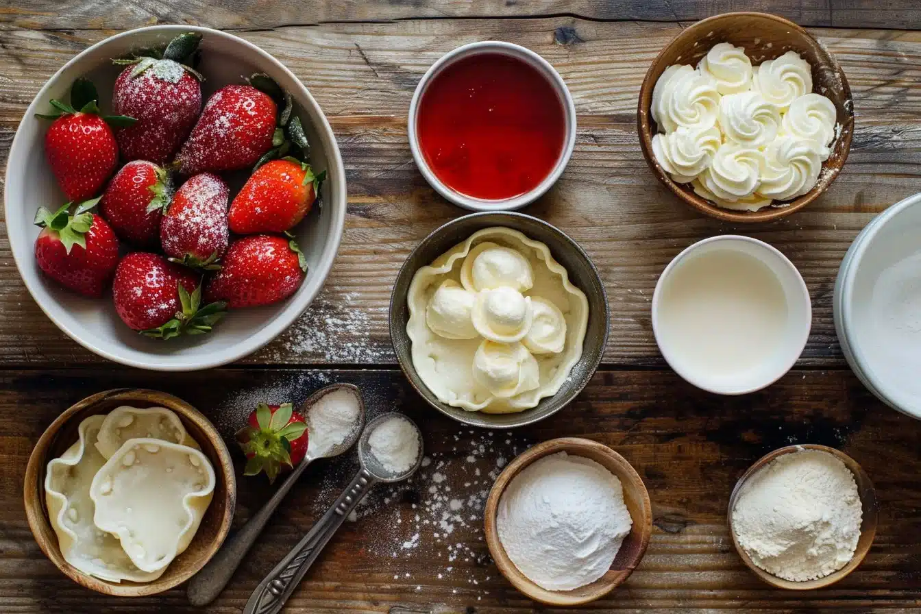 Air Fryer Strawberry Cheesecake Wontons