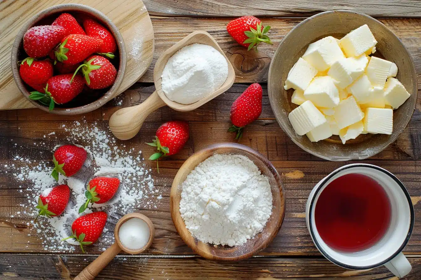 Air Fryer Strawberry Shortcake
