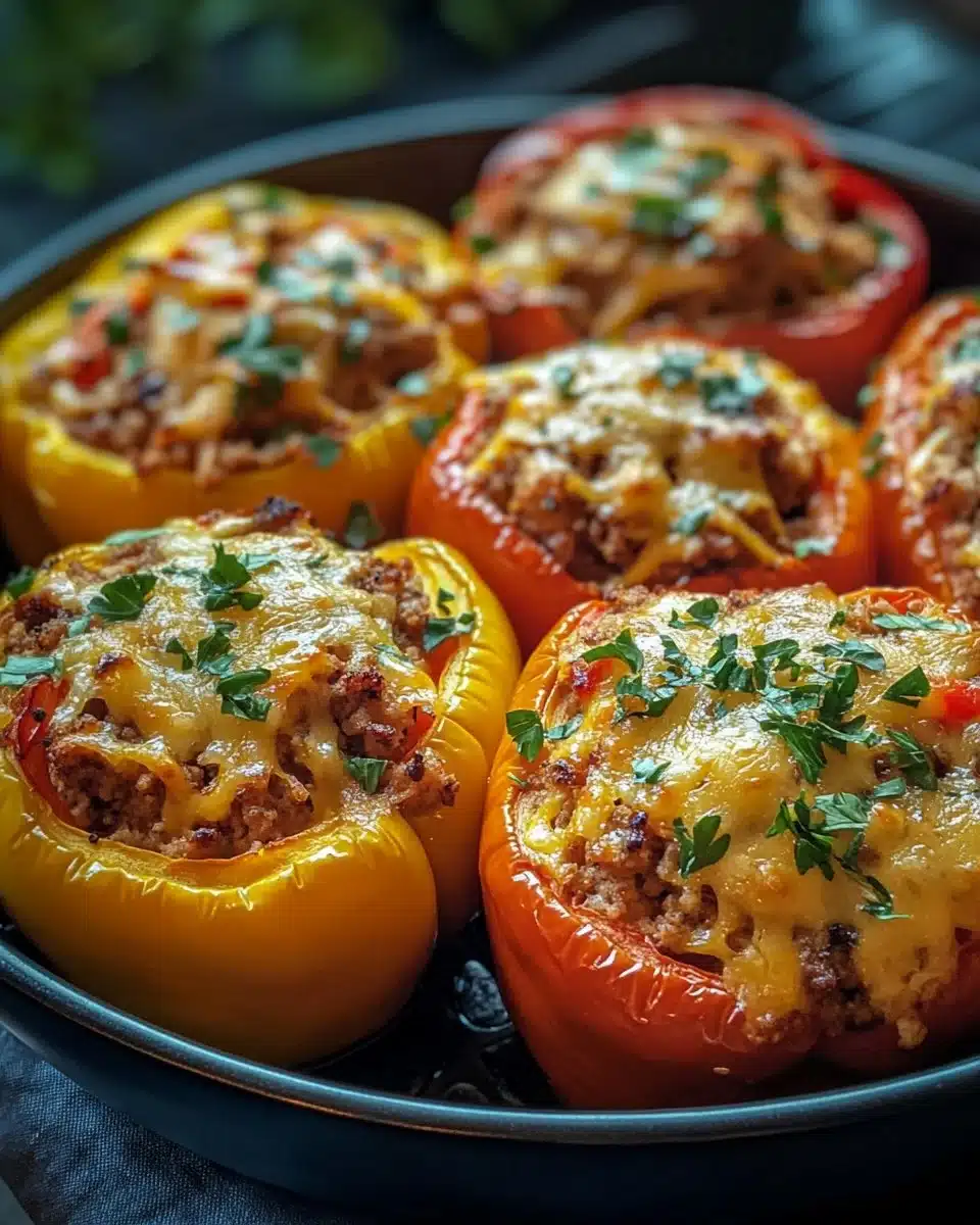 Air Fryer Stuffed Peppers