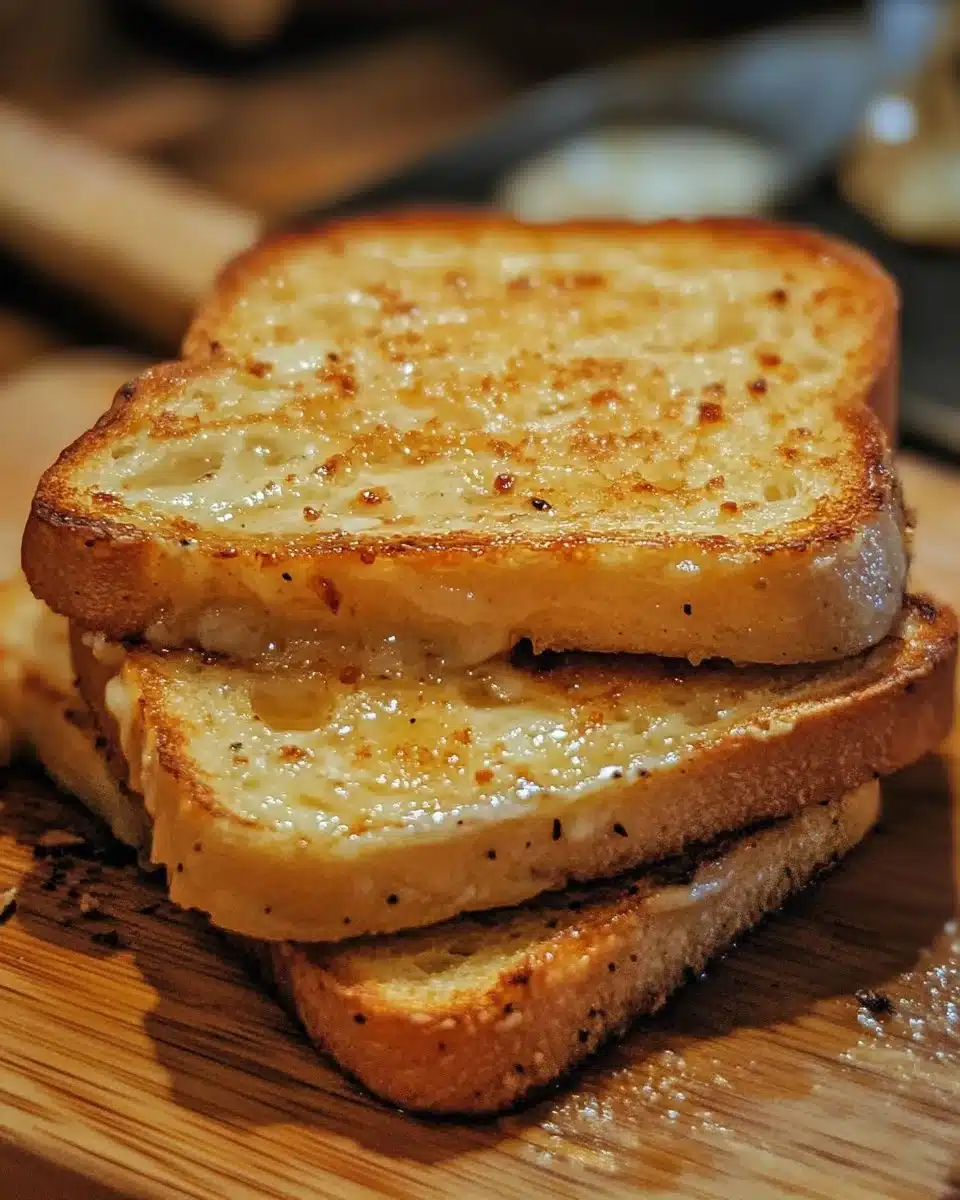 Delicious air fryer toast with golden crispy edges