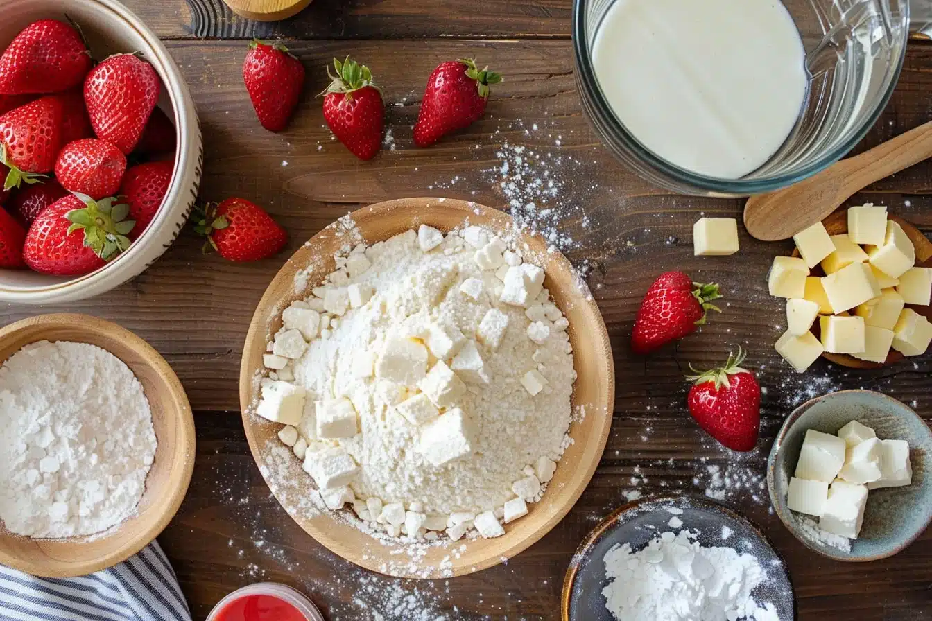 Easy Air Fryer Strawberry Scones