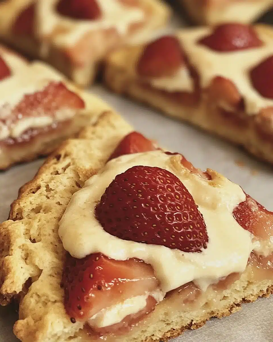 Easy Air Fryer Strawberry Scones