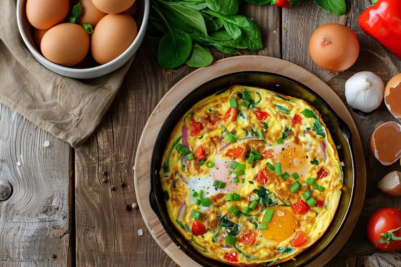 Fluffy Air Fryer Omelette