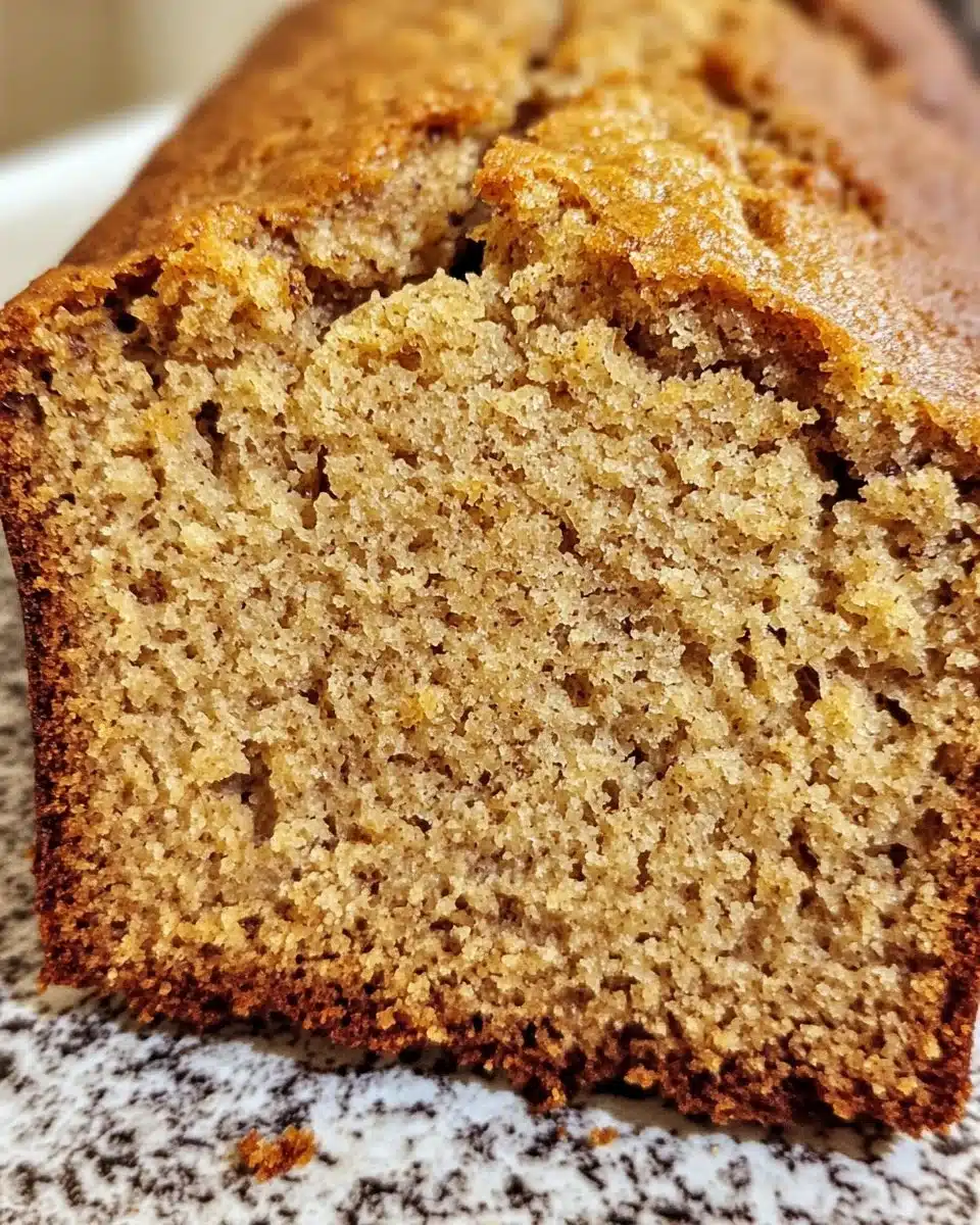 Soft Sweet Golden Air Fryer Banana Bread