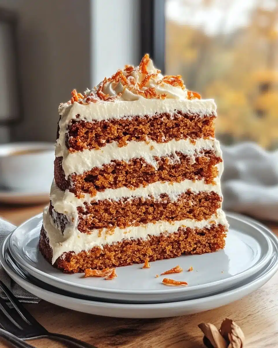 Vegan Air Fryer Carrot Cake for One