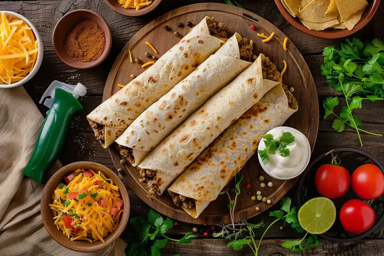 Air Fryer Beef Taquitos
