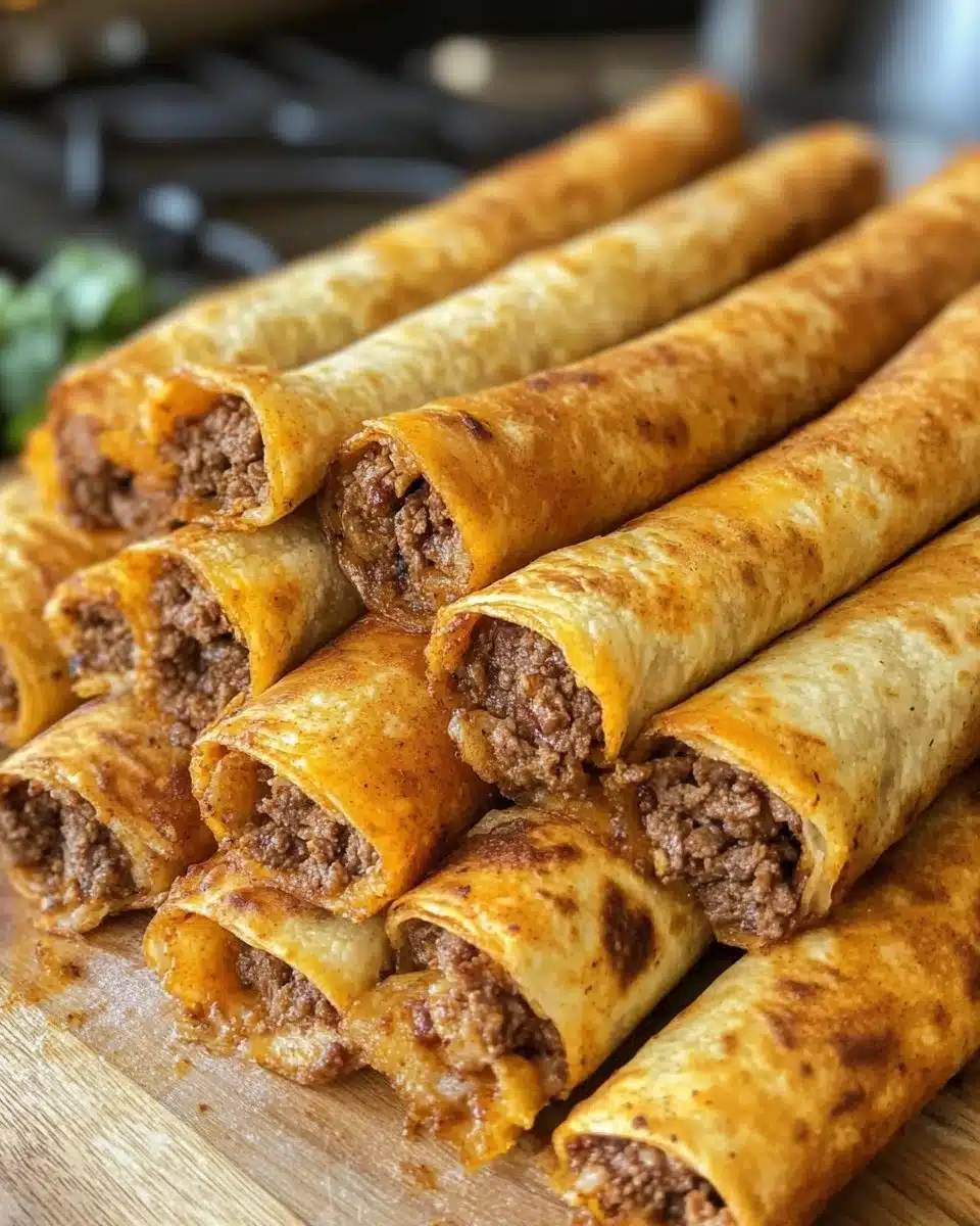 Air Fryer Beef Taquitos
