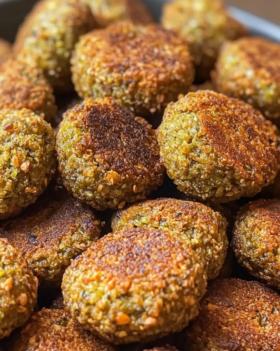 Home 23 Crispy air fryer falafel served with fresh vegetables and dipping sauce